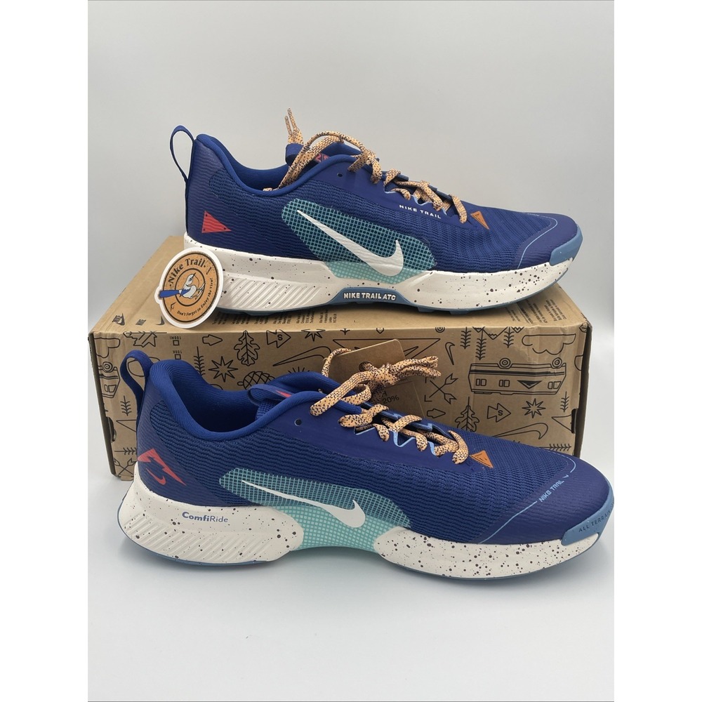 Nike Juniper Trail 3 Mens Size 9.5 Royal Blue Monarch Phantom FQ0904-400